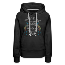 Load image into Gallery viewer, "When It Rains" Women’s Premium Hoodie - black