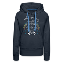 Load image into Gallery viewer, "When It Rains" Women’s Premium Hoodie - navy