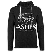 Load image into Gallery viewer, &quot;Beauty for Ashes&quot; Charcoal Grey Lightweight Terry Hoodie - charcoal grey