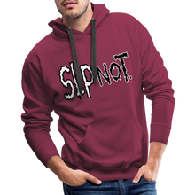 Load image into Gallery viewer, &quot;SlipNot&quot; Men’s Premium Hoodie - burgundy