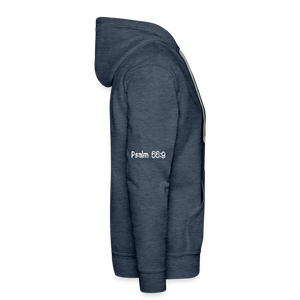 "SlipNot" Men’s Premium Hoodie - heather denim