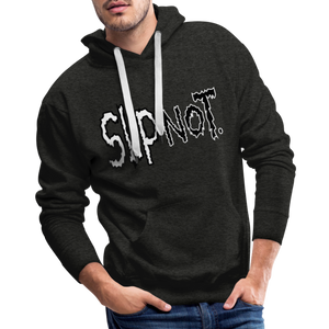 "SlipNot" Men’s Premium Hoodie - charcoal grey