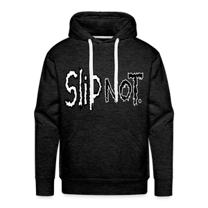 "SlipNot" Men’s Premium Hoodie - charcoal grey