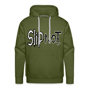 "SlipNot" Men’s Premium Hoodie - olive green