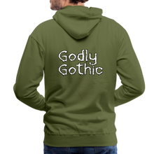 Load image into Gallery viewer, &quot;SlipNot&quot; Men’s Premium Hoodie - olive green