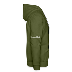 "SlipNot" Men’s Premium Hoodie - olive green