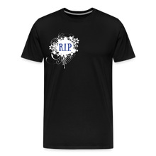 Load image into Gallery viewer, &quot;RIP&quot; Men&#39;s Premium Royal Blue T-Shirt - black