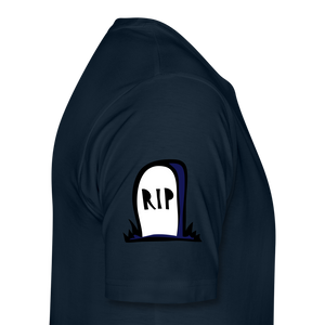 "RIP" Men's Premium Navy Blue T-Shirt - deep navy