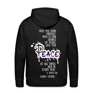 "RIP" Bella + Canvas Unisex Full Zip Hoodie - black