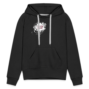 "RIP" Women's Premium Maroon Hoodie - black