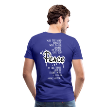 Load image into Gallery viewer, &quot;RIPeace&quot; Men&#39;s Premium T-Shirt - royal blue