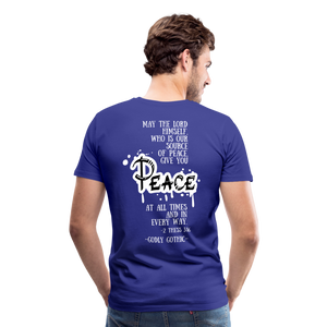 "RIPeace" Men's Premium T-Shirt - royal blue