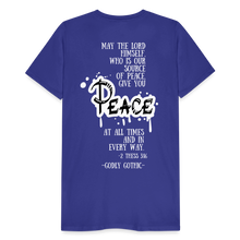 Load image into Gallery viewer, &quot;RIPeace&quot; Men&#39;s Premium T-Shirt - royal blue