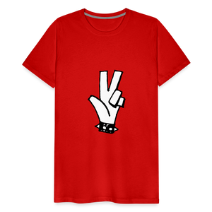 "RIPeace" Men's Premium T-Shirt - red