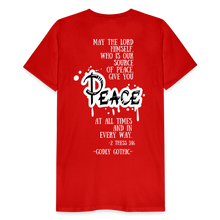 Load image into Gallery viewer, &quot;RIPeace&quot; Men&#39;s Premium T-Shirt - red