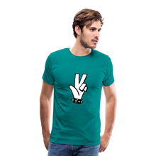 Load image into Gallery viewer, &quot;RIPeace&quot; Men&#39;s Premium T-Shirt - teal