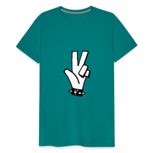 Load image into Gallery viewer, &quot;RIPeace&quot; Men&#39;s Premium T-Shirt - teal