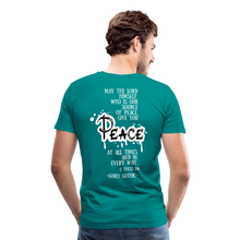 Load image into Gallery viewer, &quot;RIPeace&quot; Men&#39;s Premium T-Shirt - teal