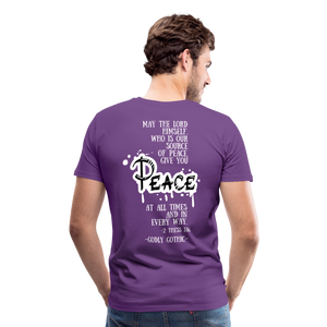 "RIPeace" Men's Premium T-Shirt - purple