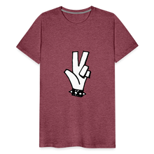 Load image into Gallery viewer, &quot;RIPeace&quot; Men&#39;s Premium T-Shirt - heather burgundy