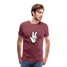 Load image into Gallery viewer, &quot;RIPeace&quot; Men&#39;s Premium T-Shirt - heather burgundy