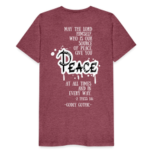 Load image into Gallery viewer, &quot;RIPeace&quot; Men&#39;s Premium T-Shirt - heather burgundy