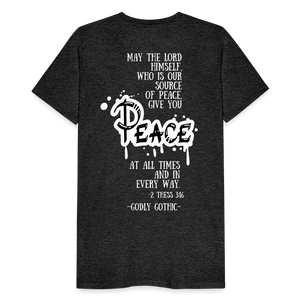 "RIPeace" Men's Premium T-Shirt - charcoal grey