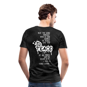 "RIPeace" Men's Premium T-Shirt - charcoal grey