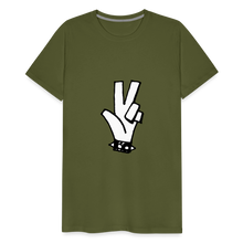 Load image into Gallery viewer, &quot;RIPeace&quot; Men&#39;s Premium T-Shirt - olive green