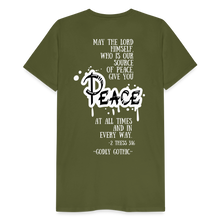 Load image into Gallery viewer, &quot;RIPeace&quot; Men&#39;s Premium T-Shirt - olive green