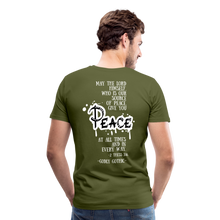 Load image into Gallery viewer, &quot;RIPeace&quot; Men&#39;s Premium T-Shirt - olive green