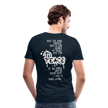 Load image into Gallery viewer, &quot;RIPeace&quot; Men&#39;s Premium T-Shirt - deep navy