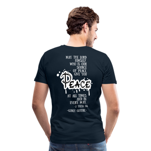 "RIPeace" Men's Premium T-Shirt - deep navy