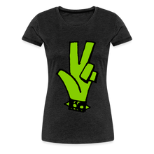 Load image into Gallery viewer, &quot;RIPeace&quot; Women&#39;s Premium T-Shirt Green - charcoal grey