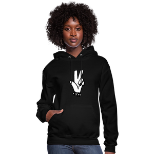 "RIPeace" Women's Hoodie | Jerzees 996 - black