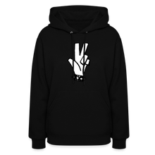 Load image into Gallery viewer, &quot;RIPeace&quot; Women&#39;s Hoodie | Jerzees 996 - black