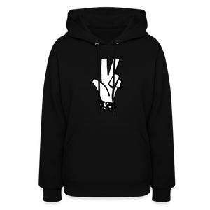 "RIPeace" Women's Hoodie | Jerzees 996 - black