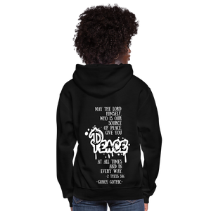 "RIPeace" Women's Hoodie | Jerzees 996 - black