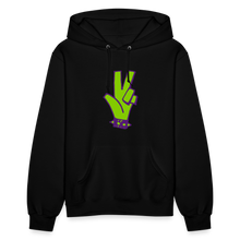 Load image into Gallery viewer, &quot;RIP&quot; Women&#39;s Hoodie | Jerzees 996 Purple/Green - black