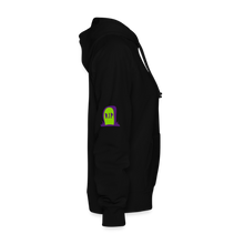 Load image into Gallery viewer, &quot;RIP&quot; Women&#39;s Hoodie | Jerzees 996 Purple/Green - black