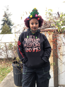 "End Times" Christmas Hoodie - Special Candy Cane Edition