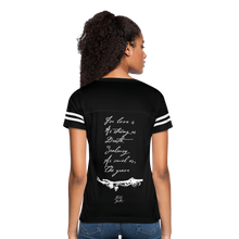 Load image into Gallery viewer, &quot;Love &amp; Jealousy&quot; Women’s Vintage Sport T-Shirt - black/white