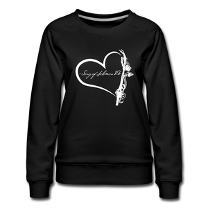 "Love & Jealousy" Women’s Premium Sweatshirt - black