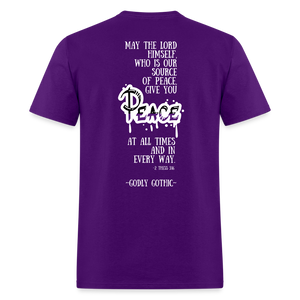 "RIP" Unisex Classic T-Shirt Purple Accent - purple