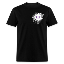 Load image into Gallery viewer, &quot;RIP&quot; Unisex Classic T-Shirt Purple Accent - black