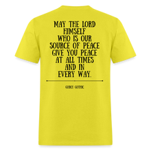 Load image into Gallery viewer, &quot;Rest In Peace&quot; Unisex Classic T-Shirt Black Font - yellow