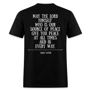 "Rest In Peace" Unisex Classic T-Shirt White Font - black