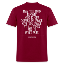 Load image into Gallery viewer, &quot;Rest In Peace&quot; Unisex Classic T-Shirt White Font - burgundy