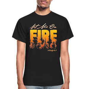 "On Fire" Gildan Ultra Cotton Adult T-Shirt - black