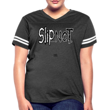 Load image into Gallery viewer, &quot;SlipNot&quot; Women’s Vintage Sport T-Shirt - vintage smoke/white